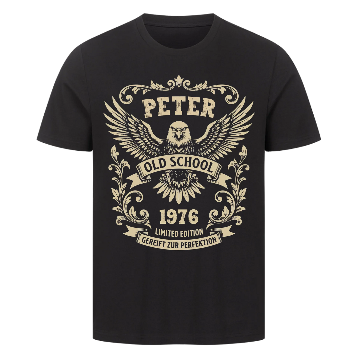 Biker Old School Vintage personalisiertes Premium T-Shirt