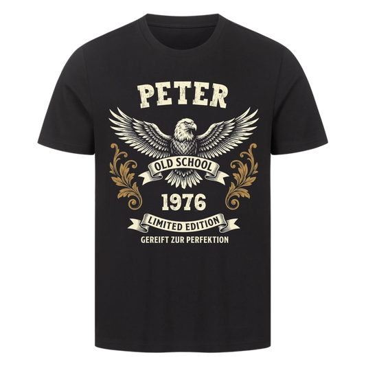 Biker Old School personalisiertes Premium T-Shirt