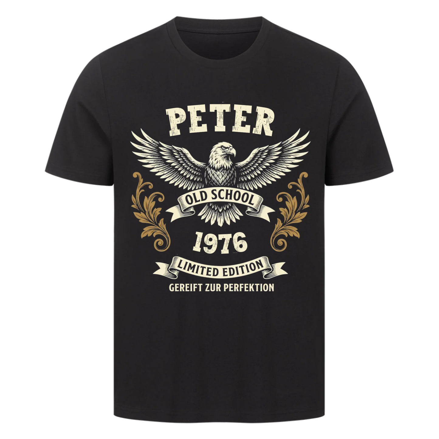 Biker Old School personalisiertes Premium T-Shirt