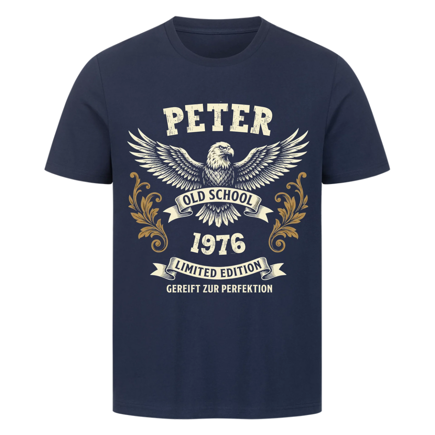 Biker Old School personalisiertes Premium T-Shirt