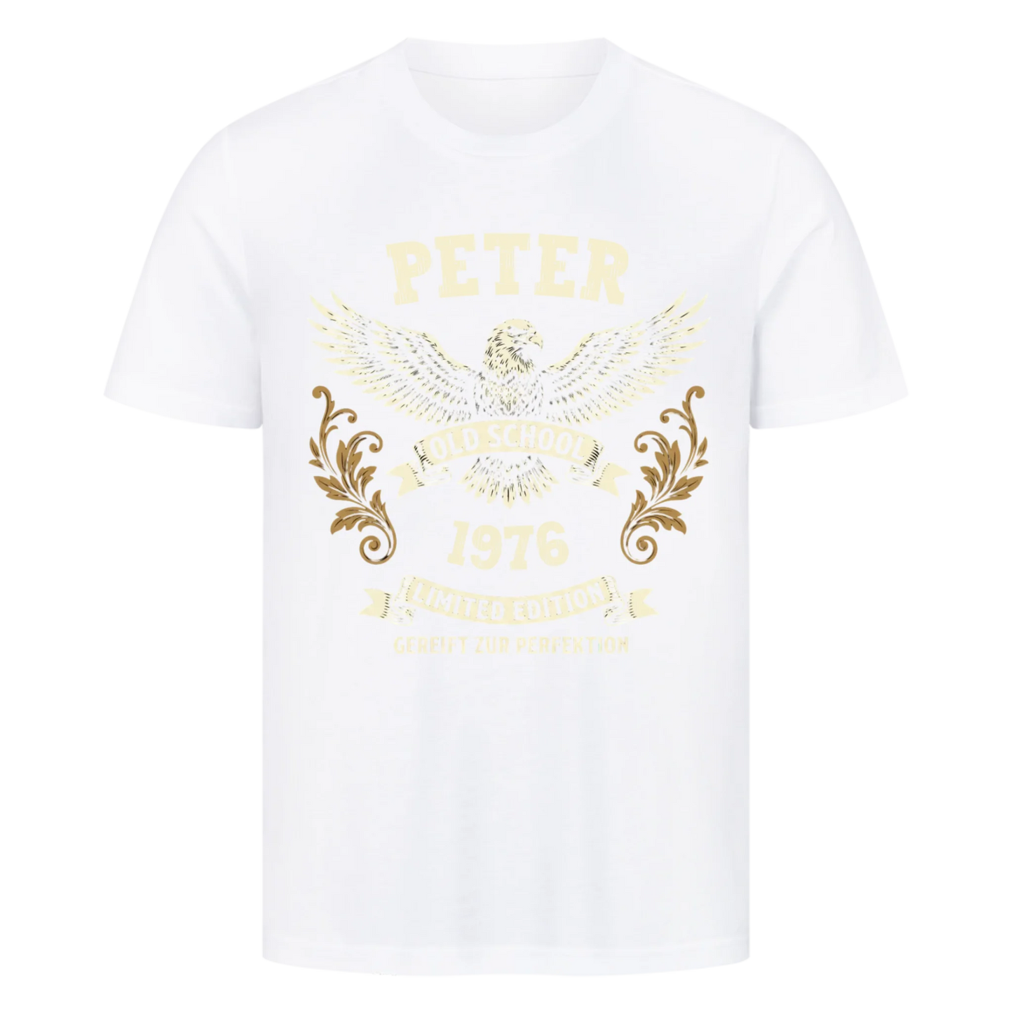 Biker Old School personalisiertes Premium T-Shirt