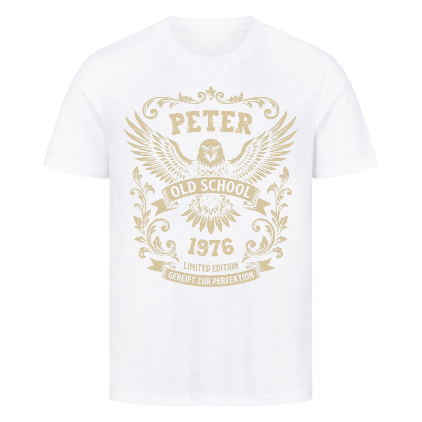 Biker Old School Vintage personalisiertes Premium T-Shirt