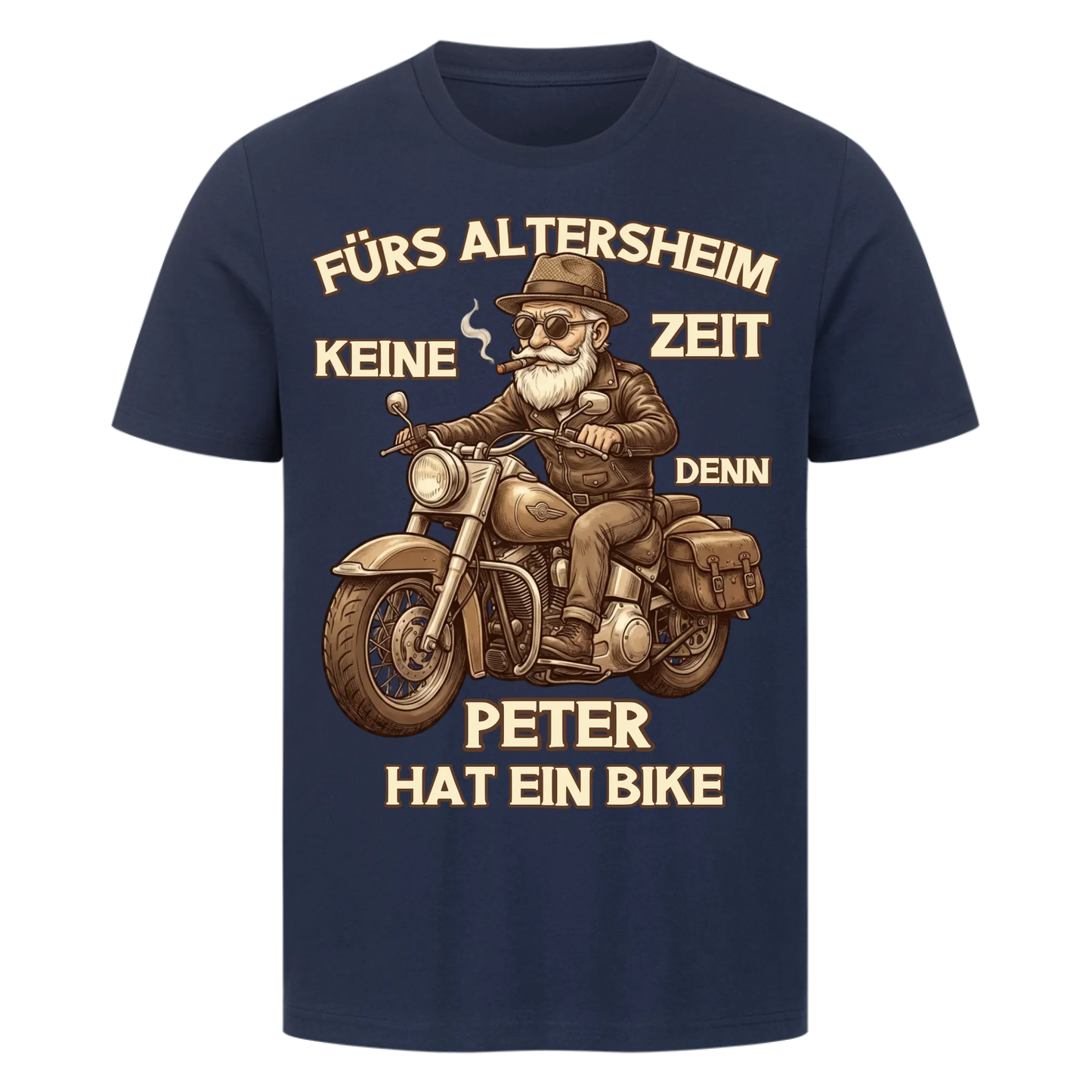 Fürs Altersheim keine Zeit personalisiertes Premium T-Shirt