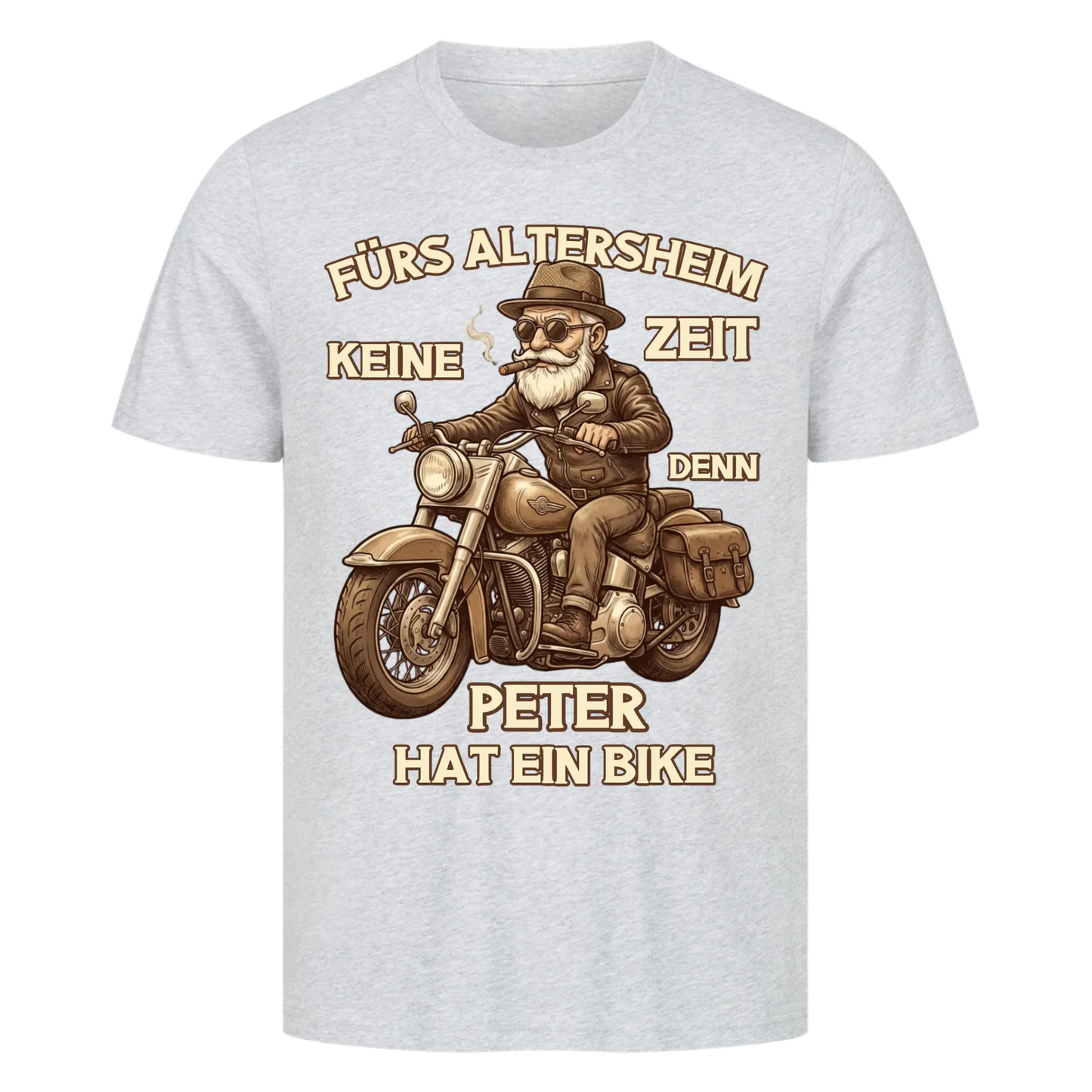 Fürs Altersheim keine Zeit personalisiertes Premium T-Shirt