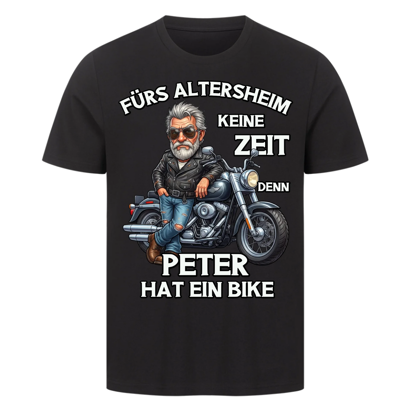 Fürs Altersheim keine Zeit lustiger Rentner personalisiert Premium T-Shirt copy