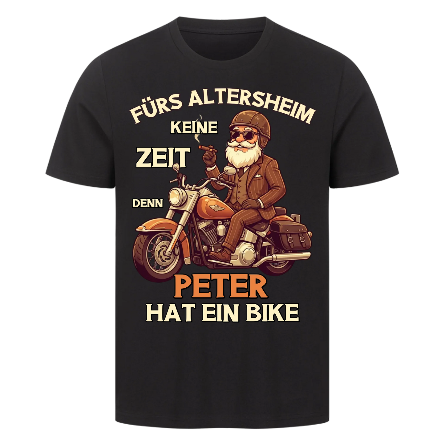 Fürs Altersheim keine Zeit  Rentner mit Stil personalisiert Premium T-Shirt