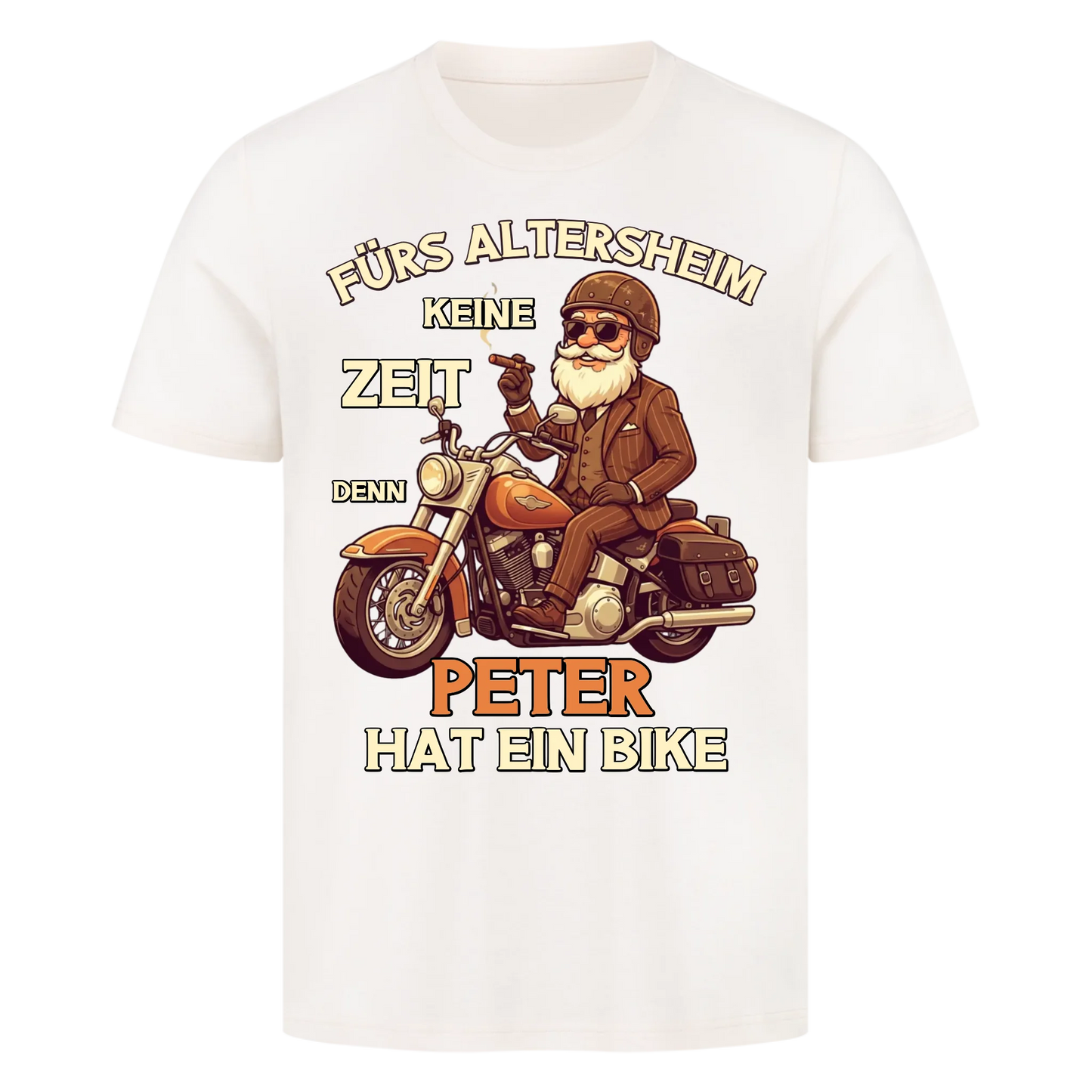 Fürs Altersheim keine Zeit  Rentner mit Stil personalisiert Premium T-Shirt