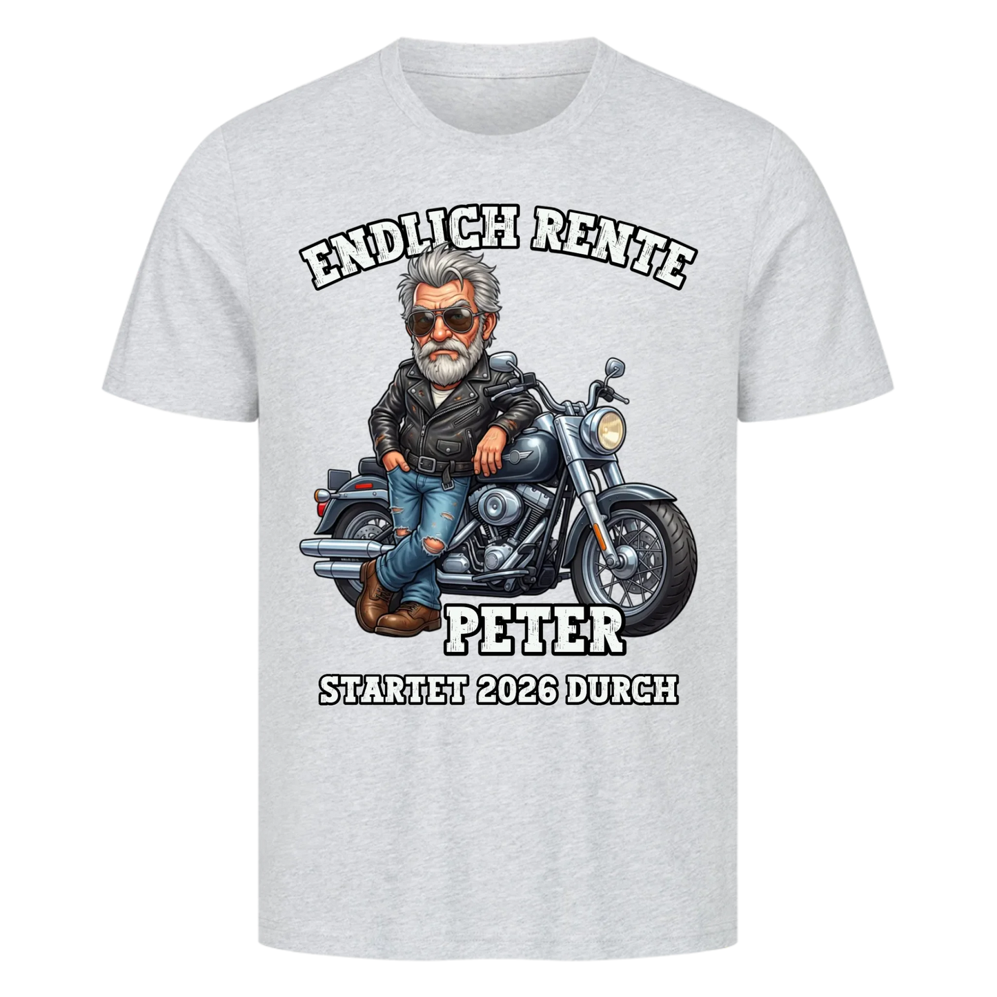 Endlich Rentner personalisiertes Premium T-Shirt