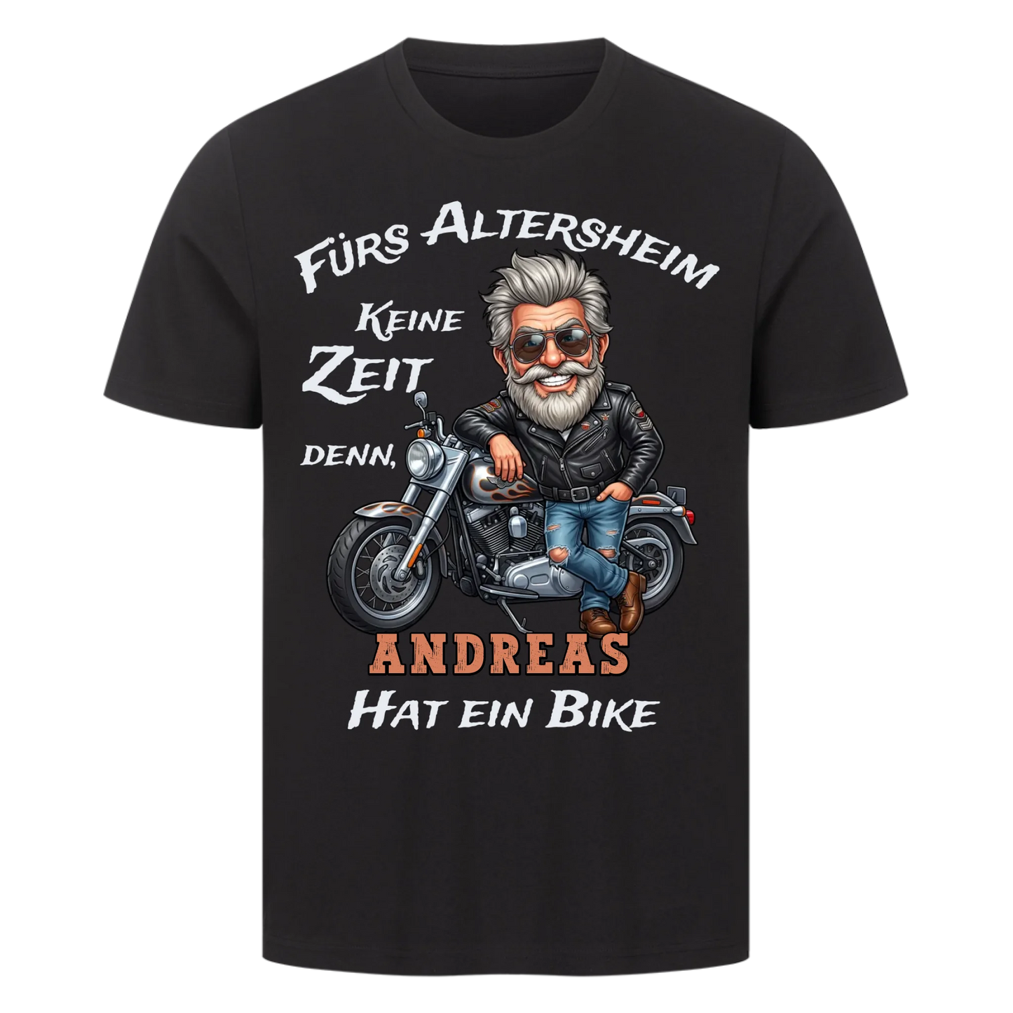 Fürs Altersheim keine Zeit lustiger Rentner personalisiert Premium T-Shirt