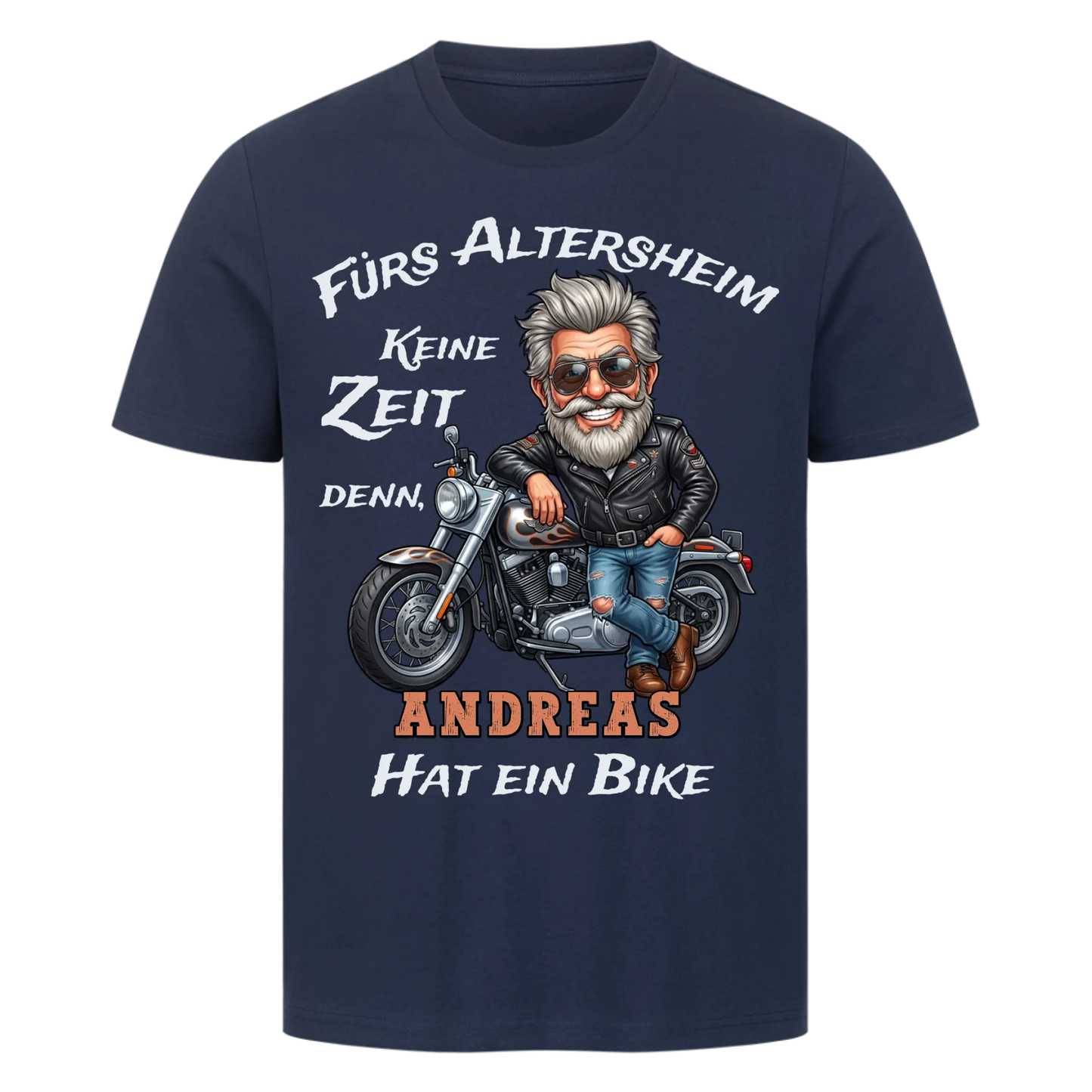 Fürs Altersheim keine Zeit lustiger Rentner personalisiert Premium T-Shirt