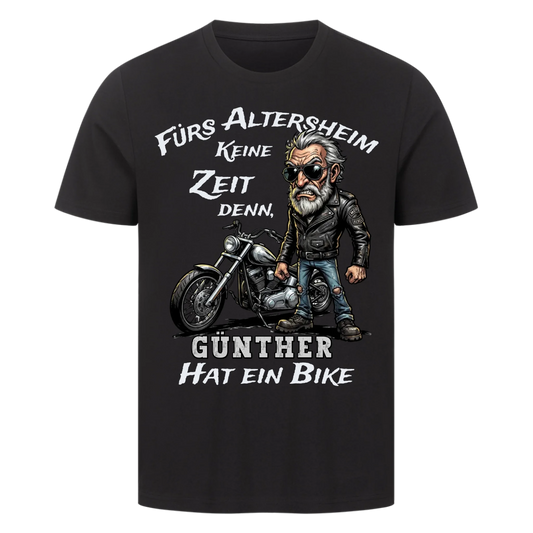 Fürs Altersheim keine Zeit cooler Rentner personalisiertes Premium T-Shirt