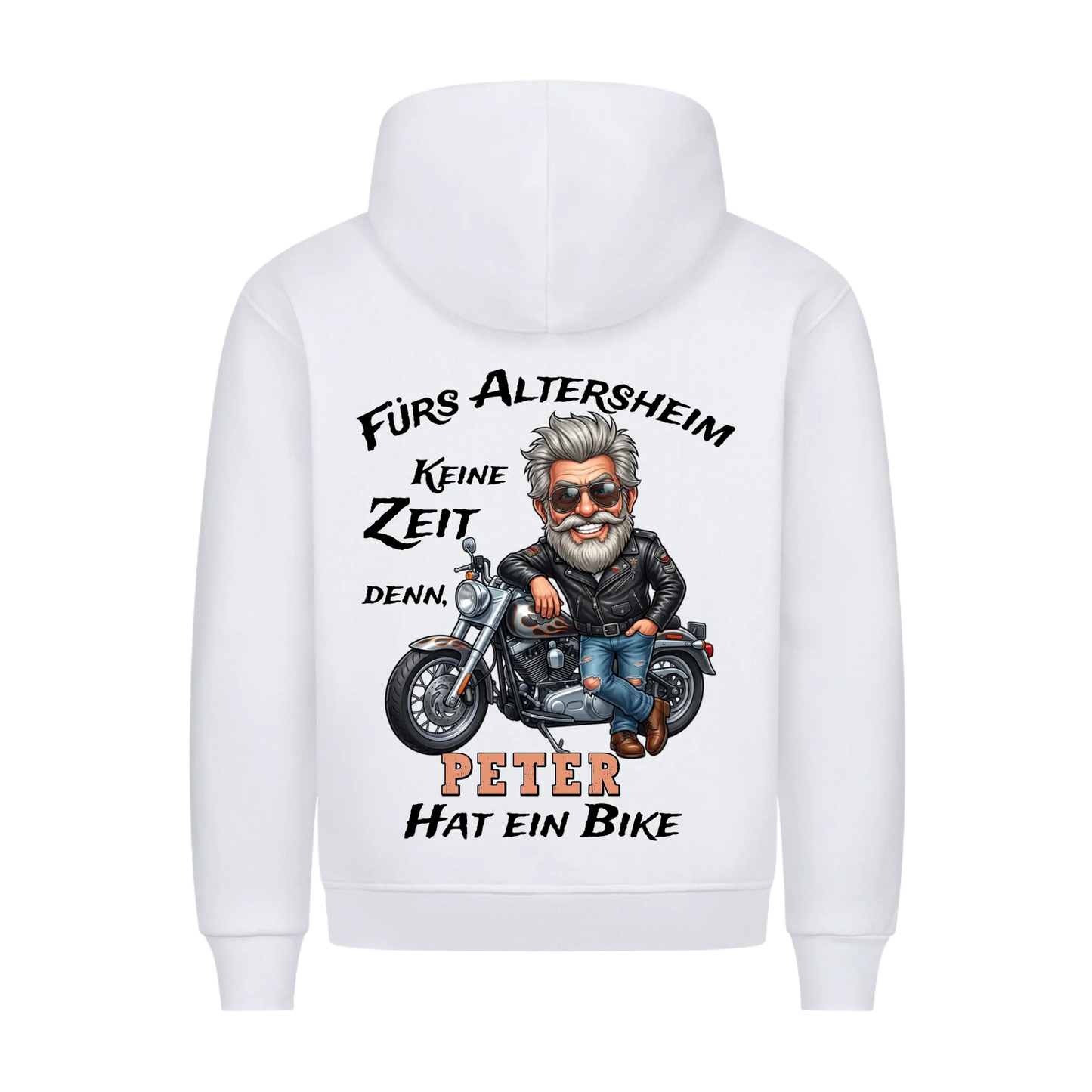 Fürs Altersheim keine Zeit Rentner personalisiert Premium Hoodie