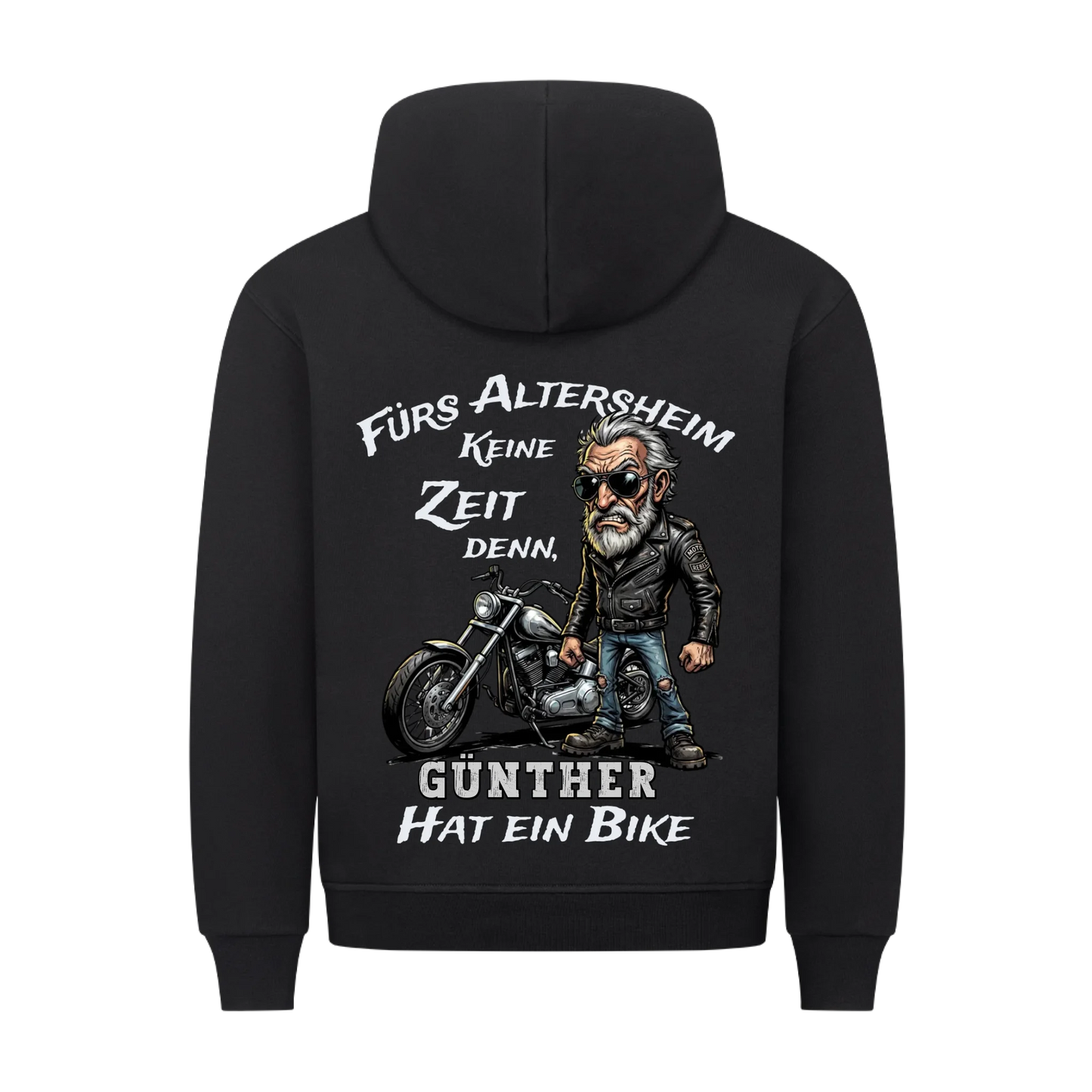 Fürs Altersheim keine Zeit Rentner cool personalisiert Premium Hoodie
