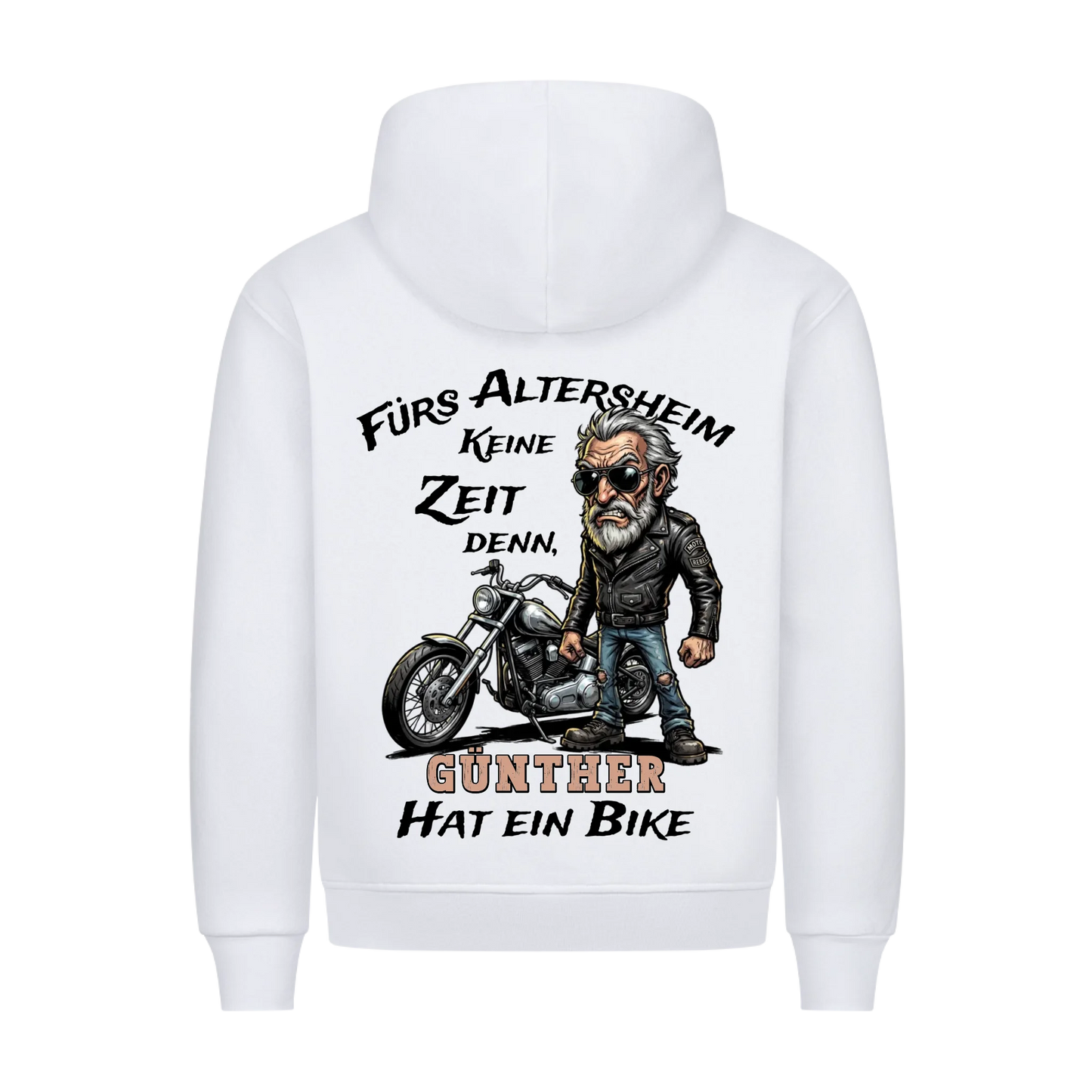 Fürs Altersheim keine Zeit der Rentner personalisiert Premium Hoodie