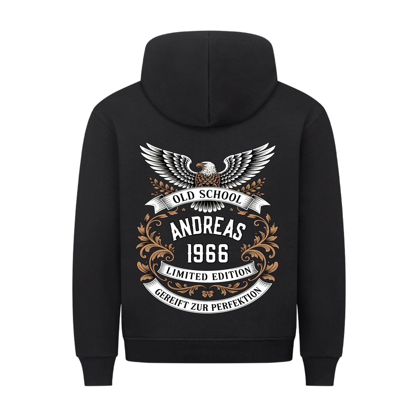 Old School Adler Name & Jahr personalisiert Premium Hoodie