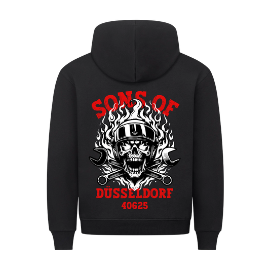 Sons of biker personalisiert Premium Hoodie