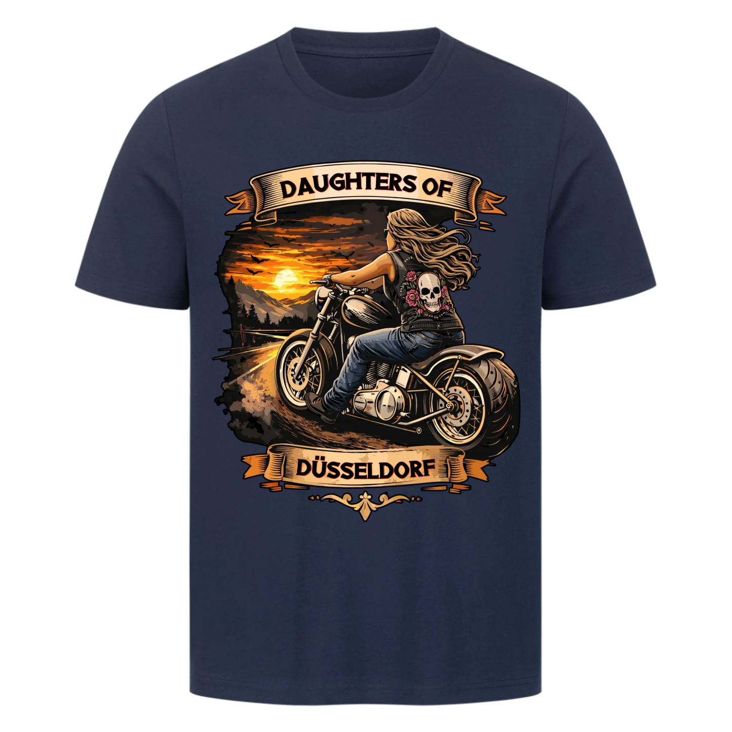 Daughters of jung und wild personalisiertes Premium T-Shirt