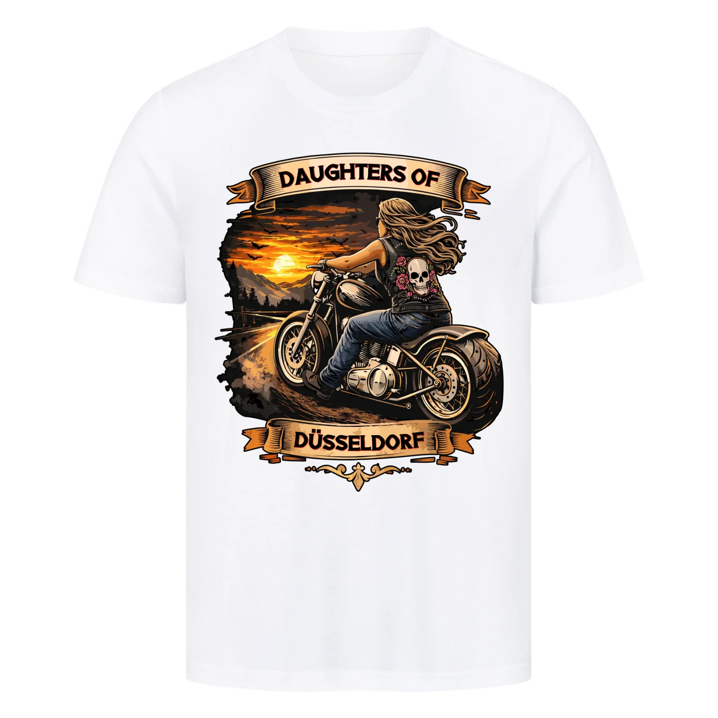 Daughters of jung und wild personalisiertes Premium T-Shirt