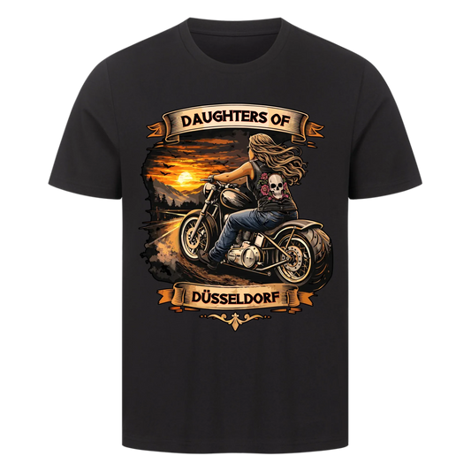 Daughters of jung und wild personalisiertes Premium T-Shirt