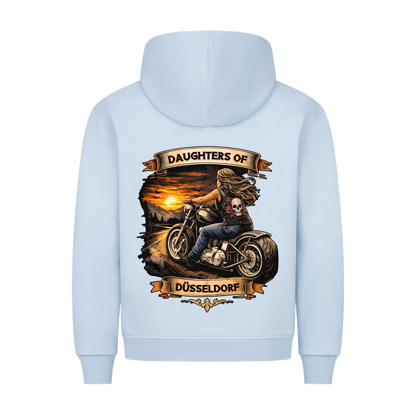 Daughters of jung und wild personalisiertes Premium Hoodie