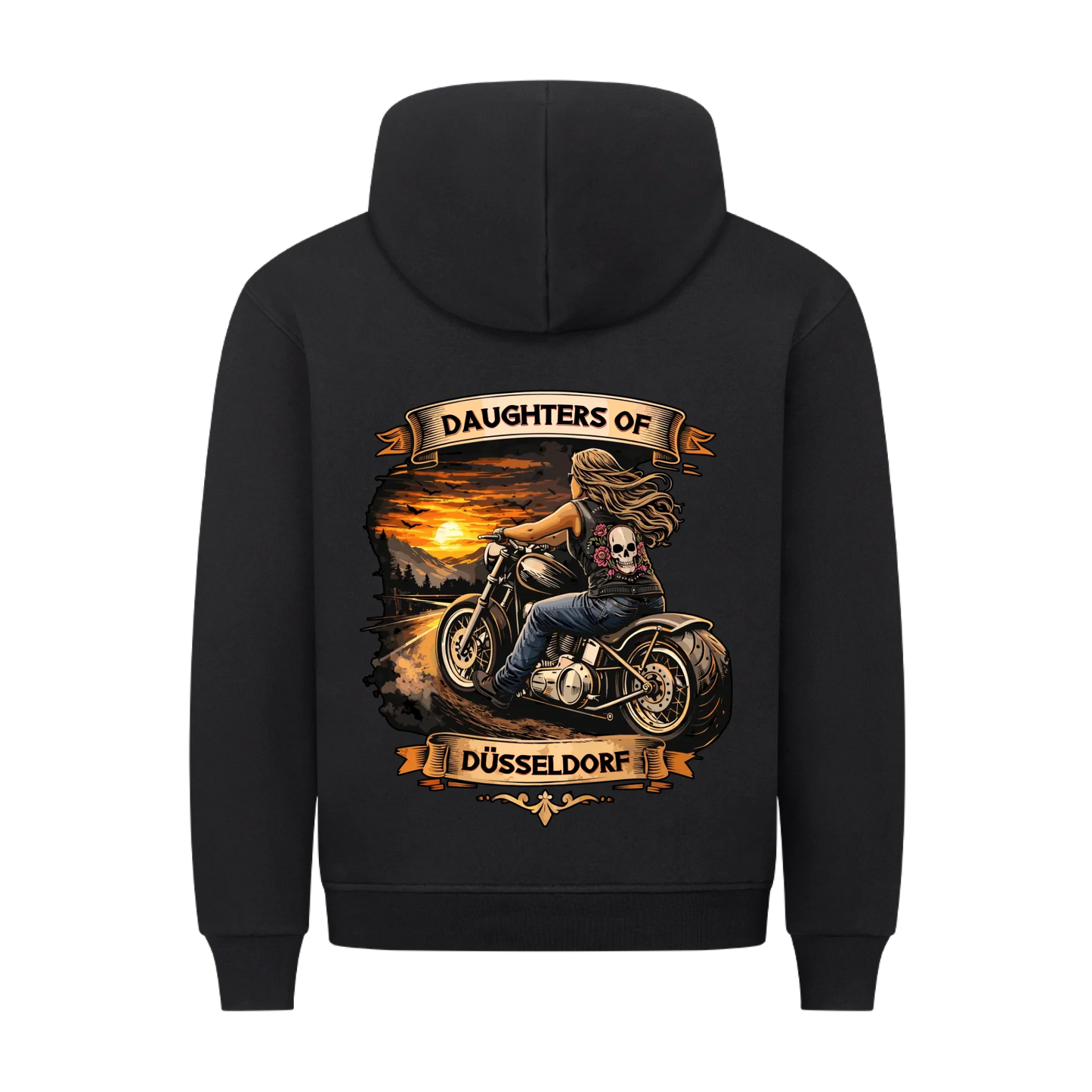 Daughters of jung und wild personalisiertes Premium Hoodie