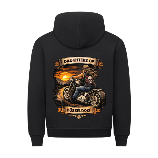 Daughters of jung und wild personalisiertes Premium Hoodie