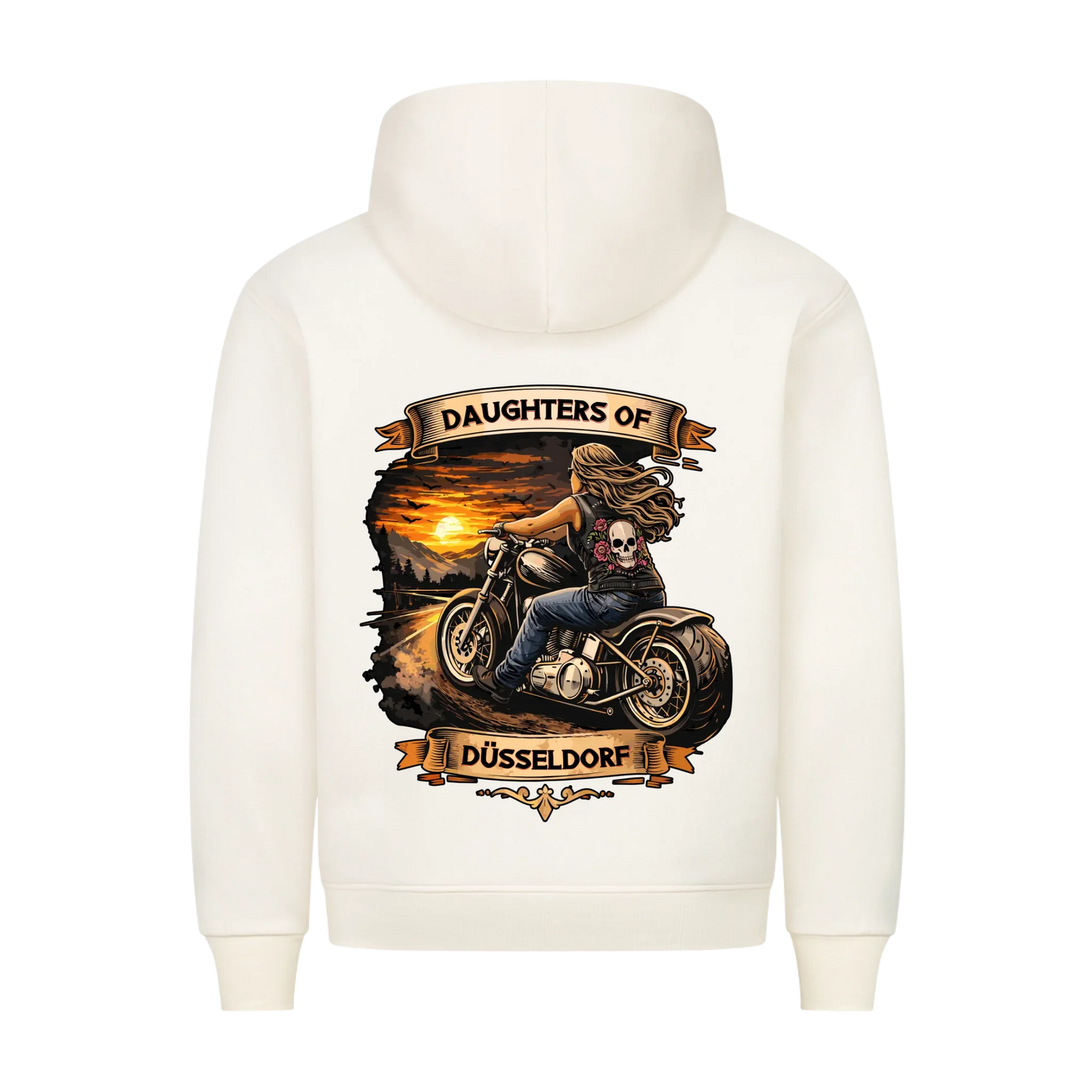 Daughters of jung und wild personalisiertes Premium Hoodie