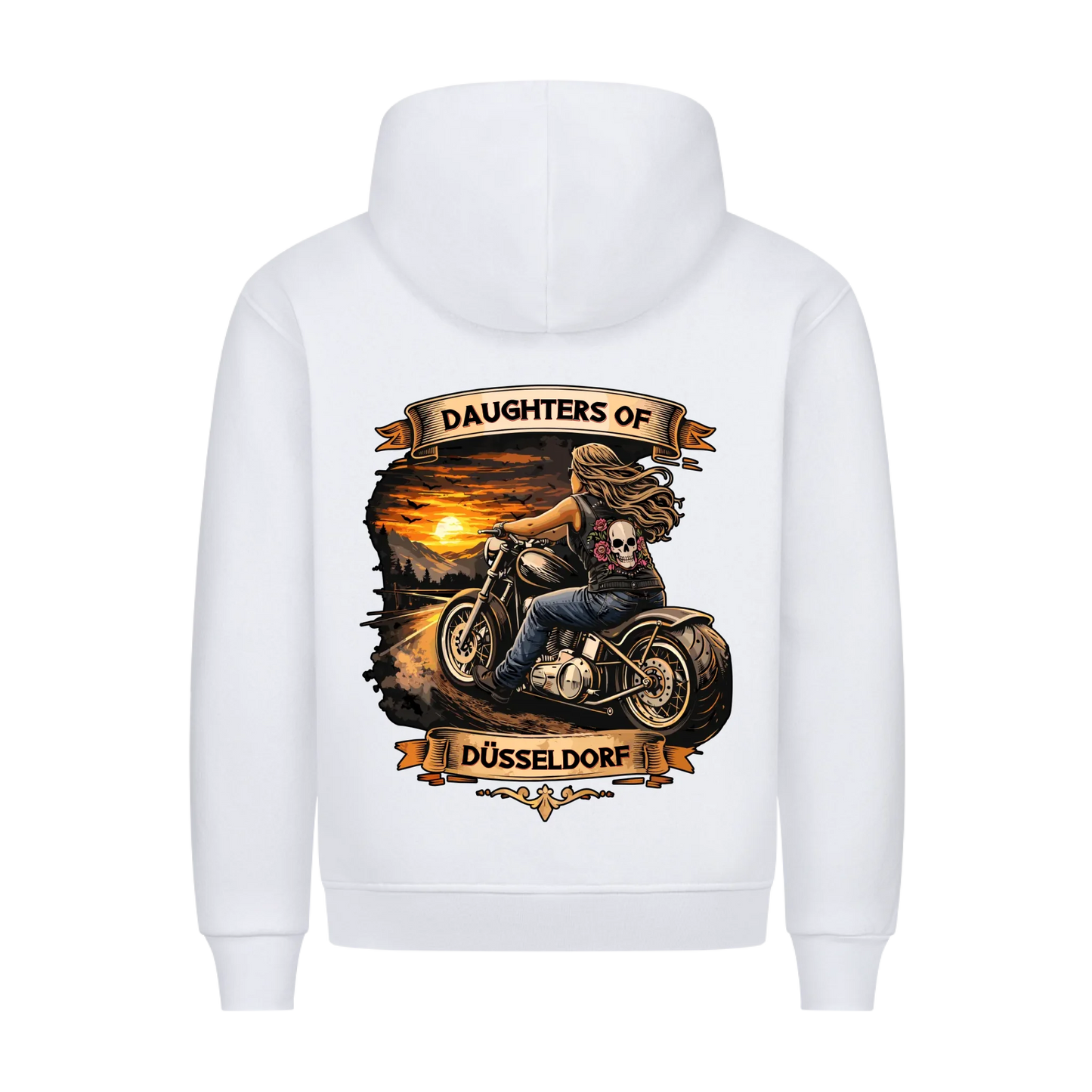 Daughters of jung und wild personalisiertes Premium Hoodie