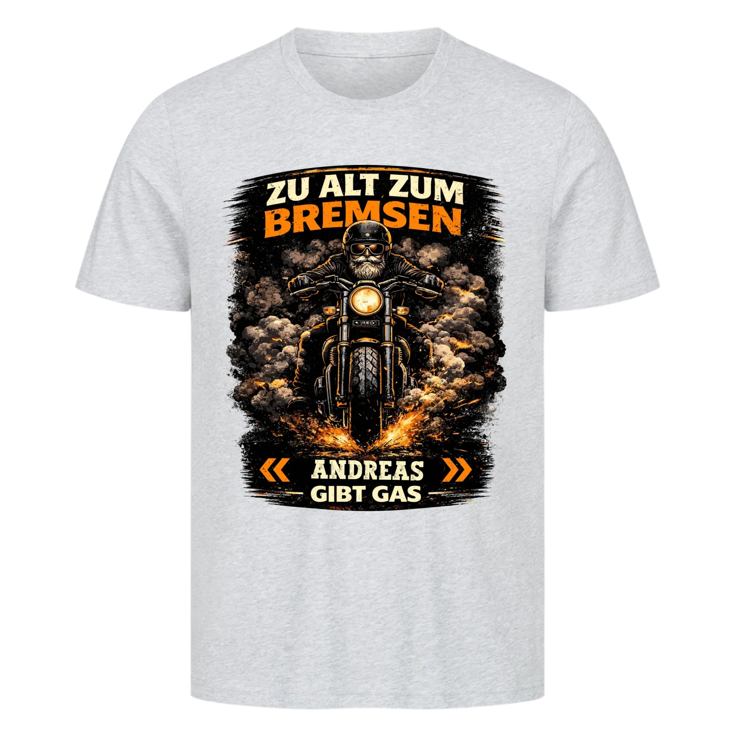 Zu alt zum Bremsen personalisiertes Premium T-Shirt
