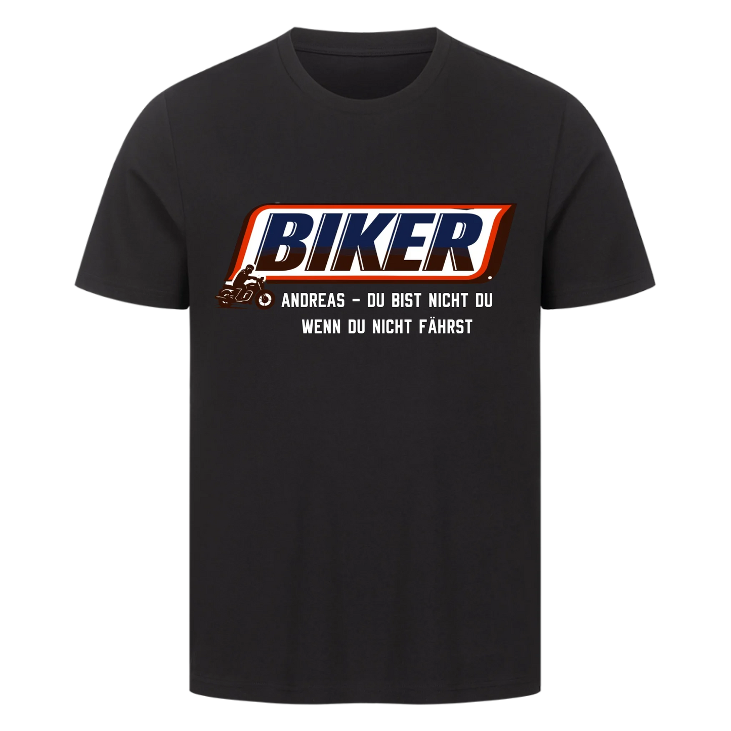 Biker du bist nicht du personalisiertes Premium T-Shirt