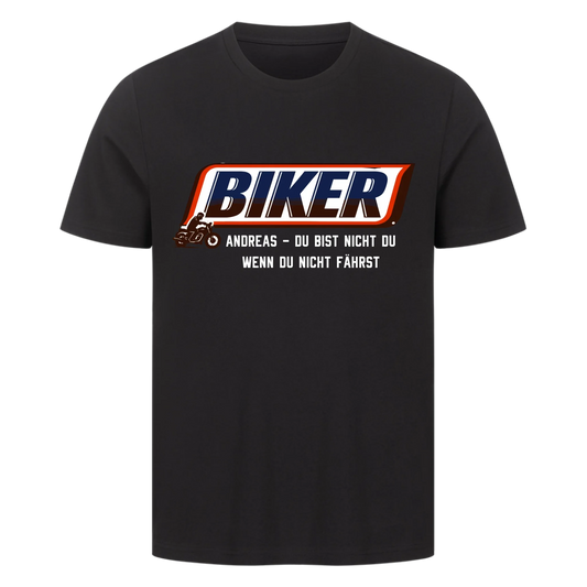 Biker du bist nicht du personalisiertes Premium T-Shirt