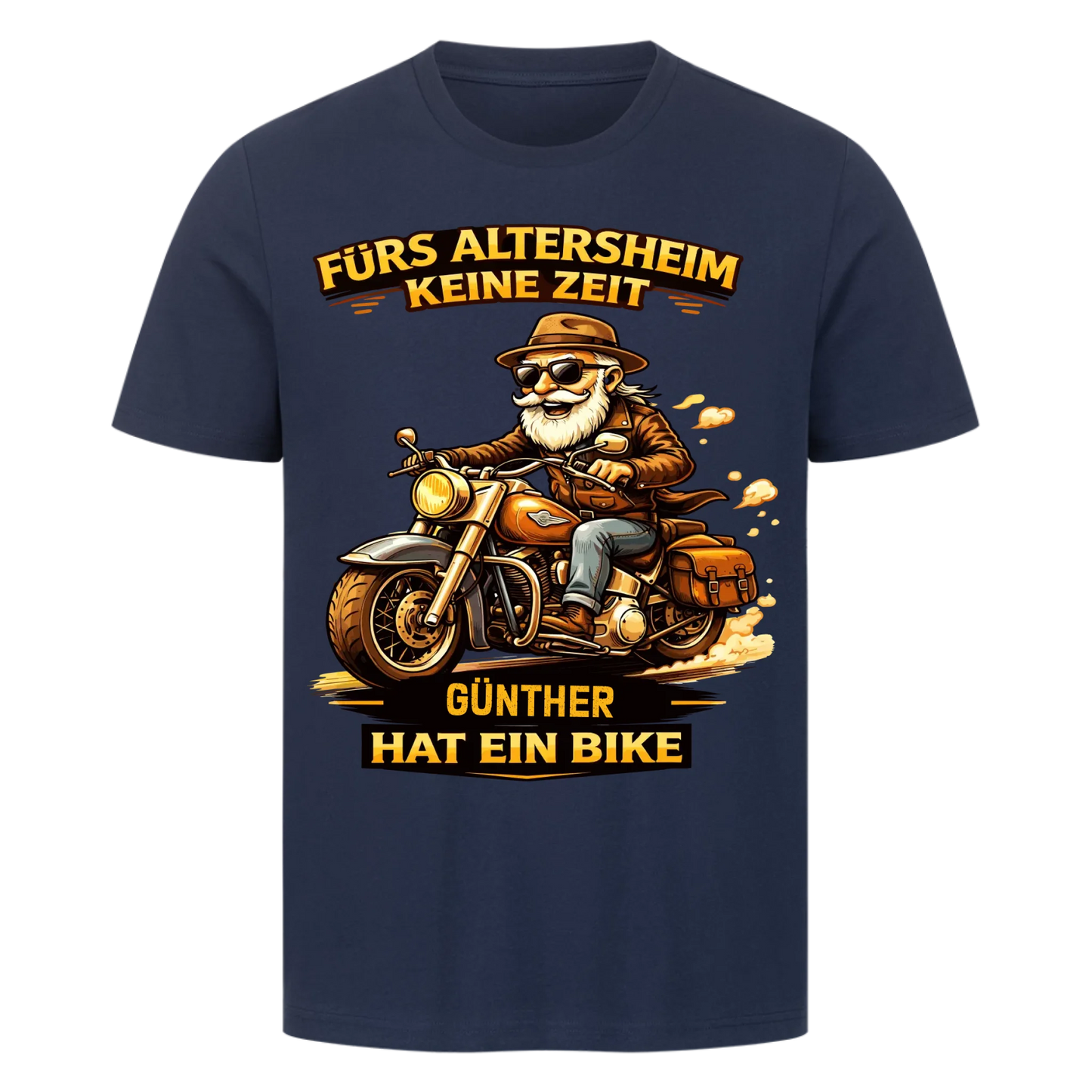 Fürs Altersheim keine Zeit personalisiertes Retro Premium T-Shirt