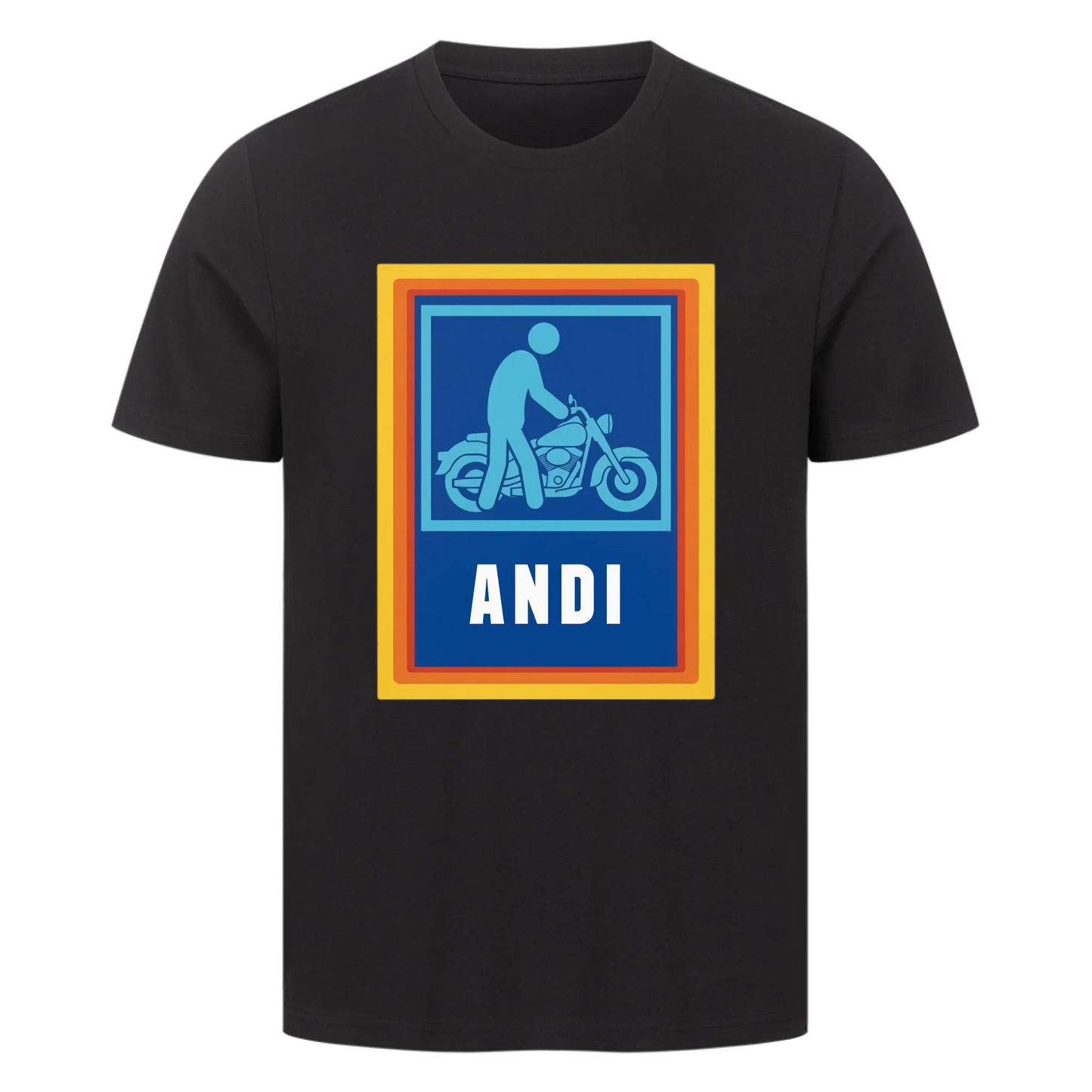 Oldi Motorrad Rahmen personalisiert Premium T-Shirt