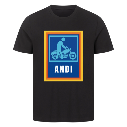 Oldi Motorrad Rahmen personalisiert Premium T-Shirt