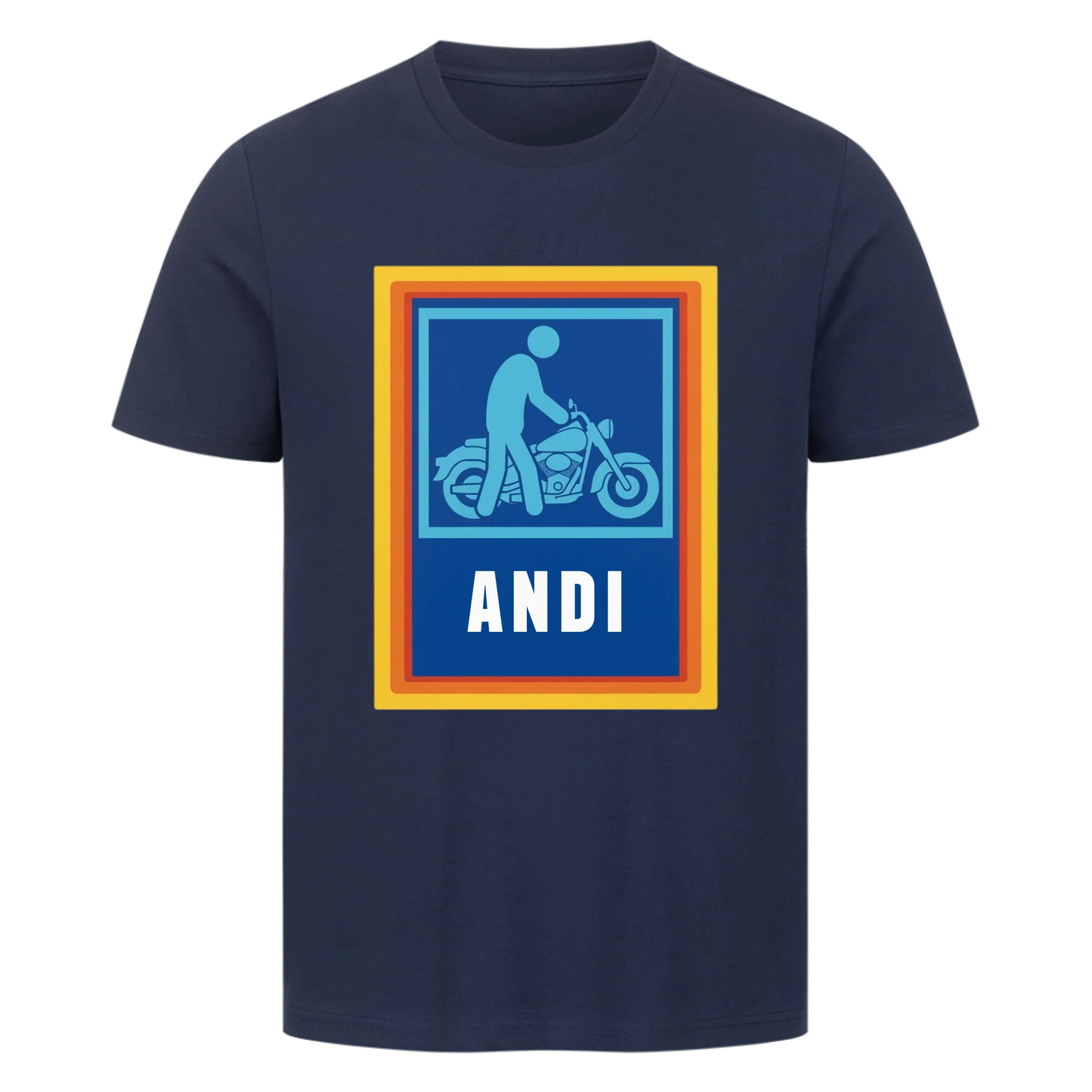 Oldi Motorrad Rahmen personalisiert Premium T-Shirt