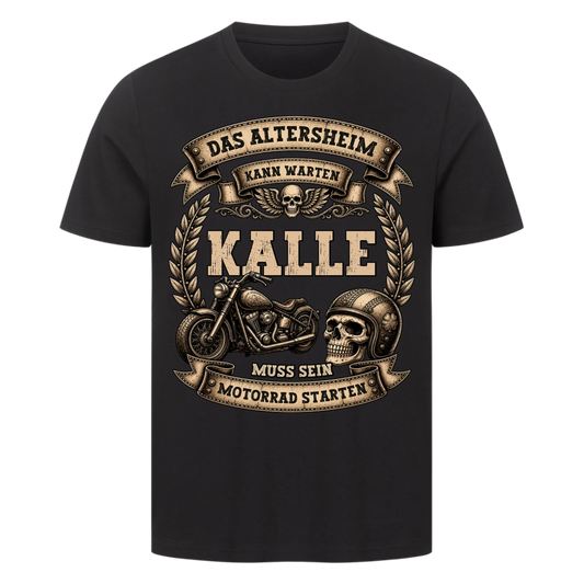 Das Altersheim kann warten personalisiert Premium T-Shirt