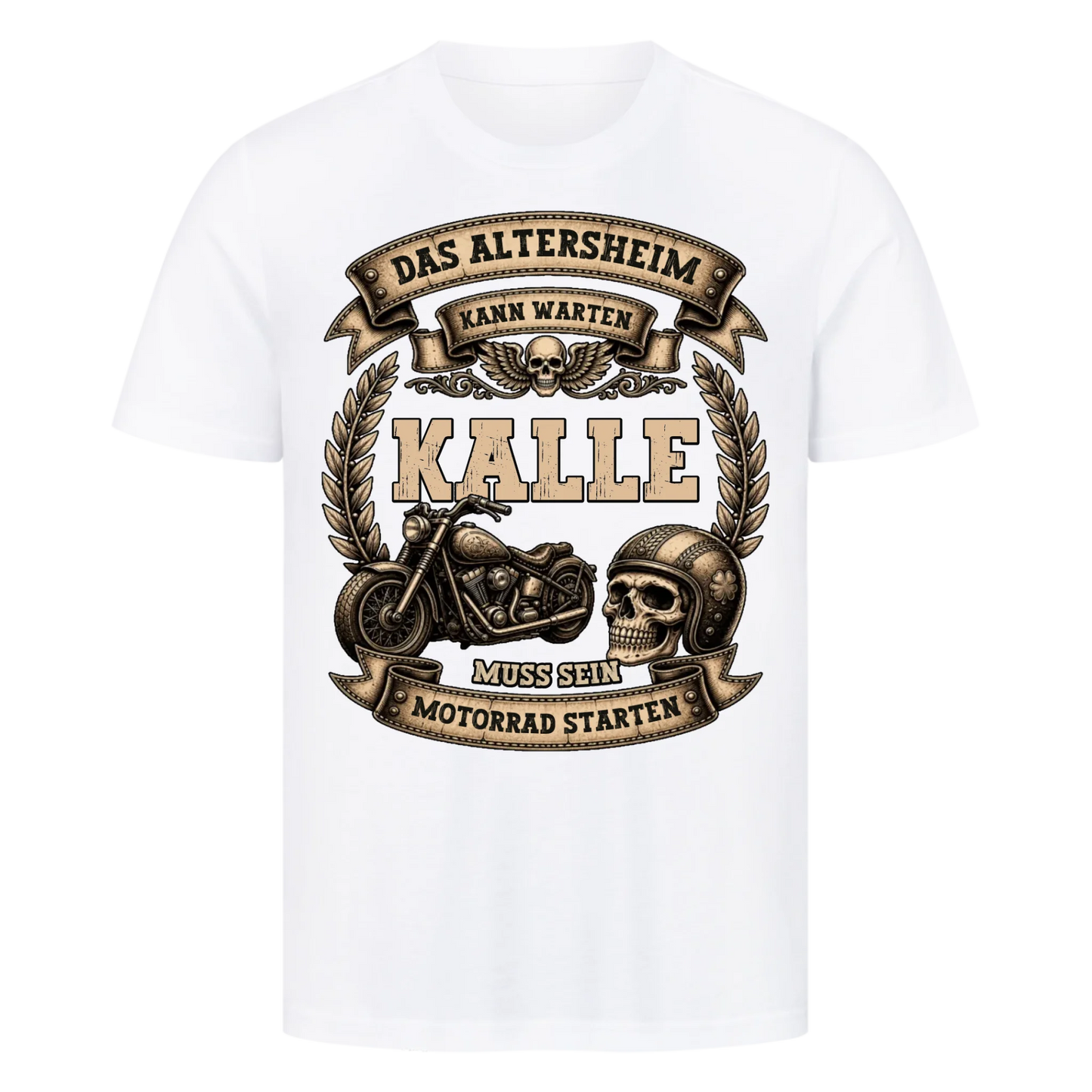 Das Altersheim kann warten personalisiert Premium T-Shirt