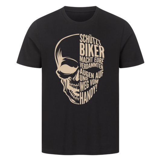 Schützt Biker Schädel Edition personalisiert Premium T-Shirt