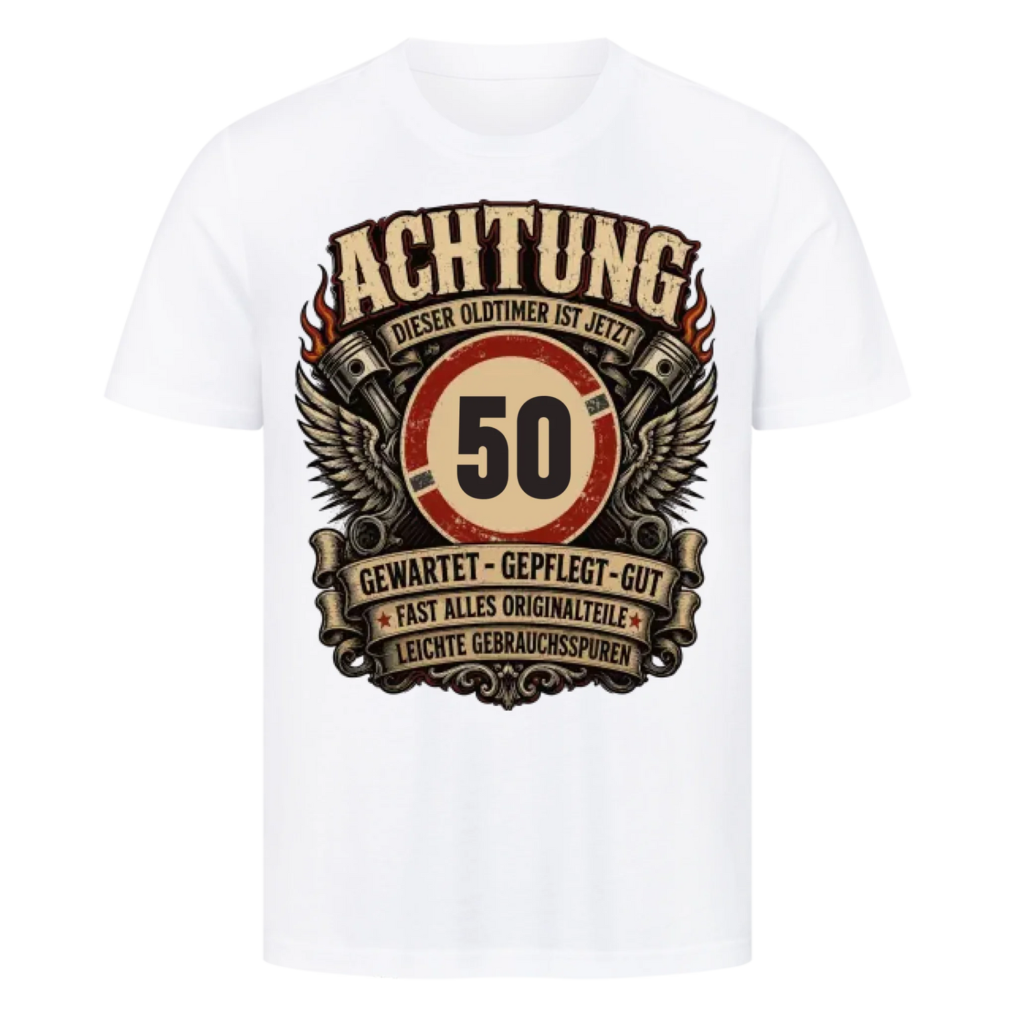 Achtung dieser Oldtimer ist jetzt dein Jahr personalisiert Premium T-Shirt