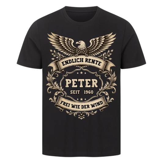 Adler Freiheit Vintage personalisiert Premium T-Shirt
