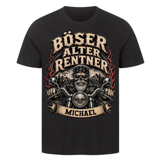 Böser alter Rentner Name personalisiert Premium T-Shirt