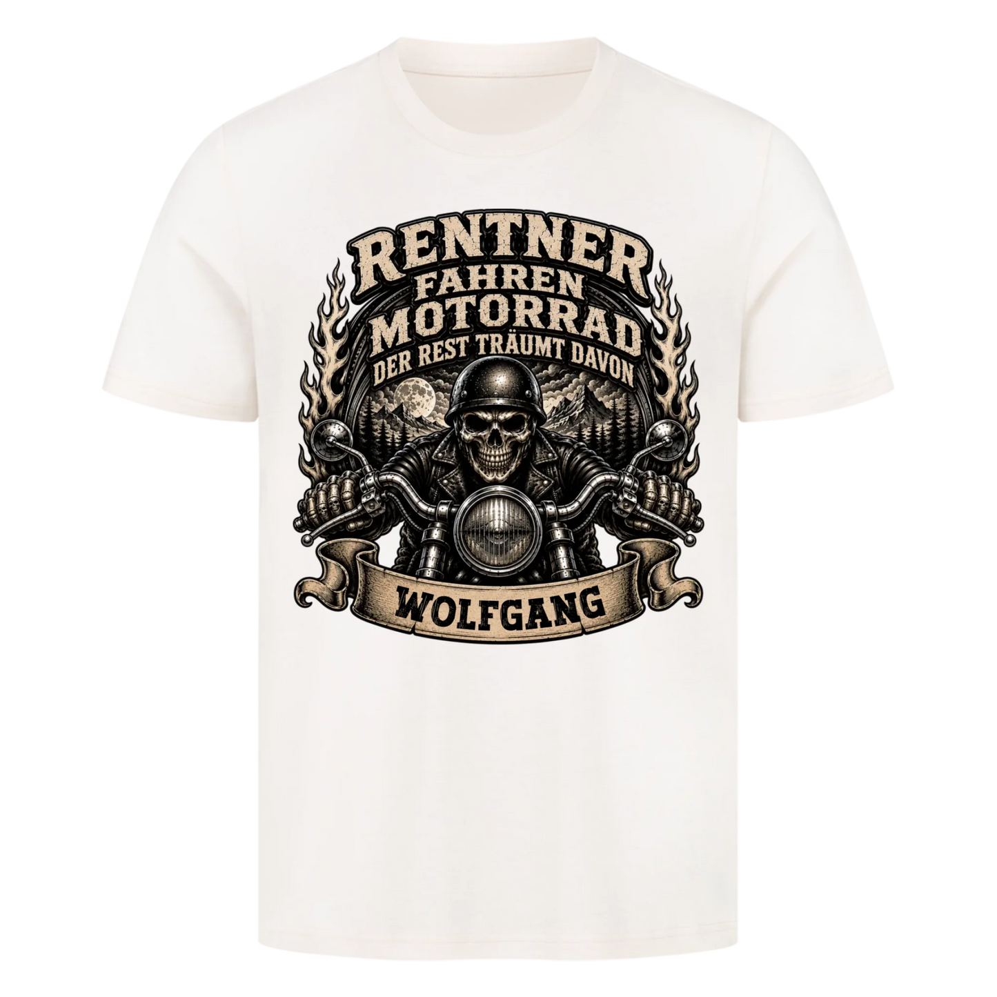 Rentner fahren Motorrad skul edition Name personalisiert Premium T-Shirt