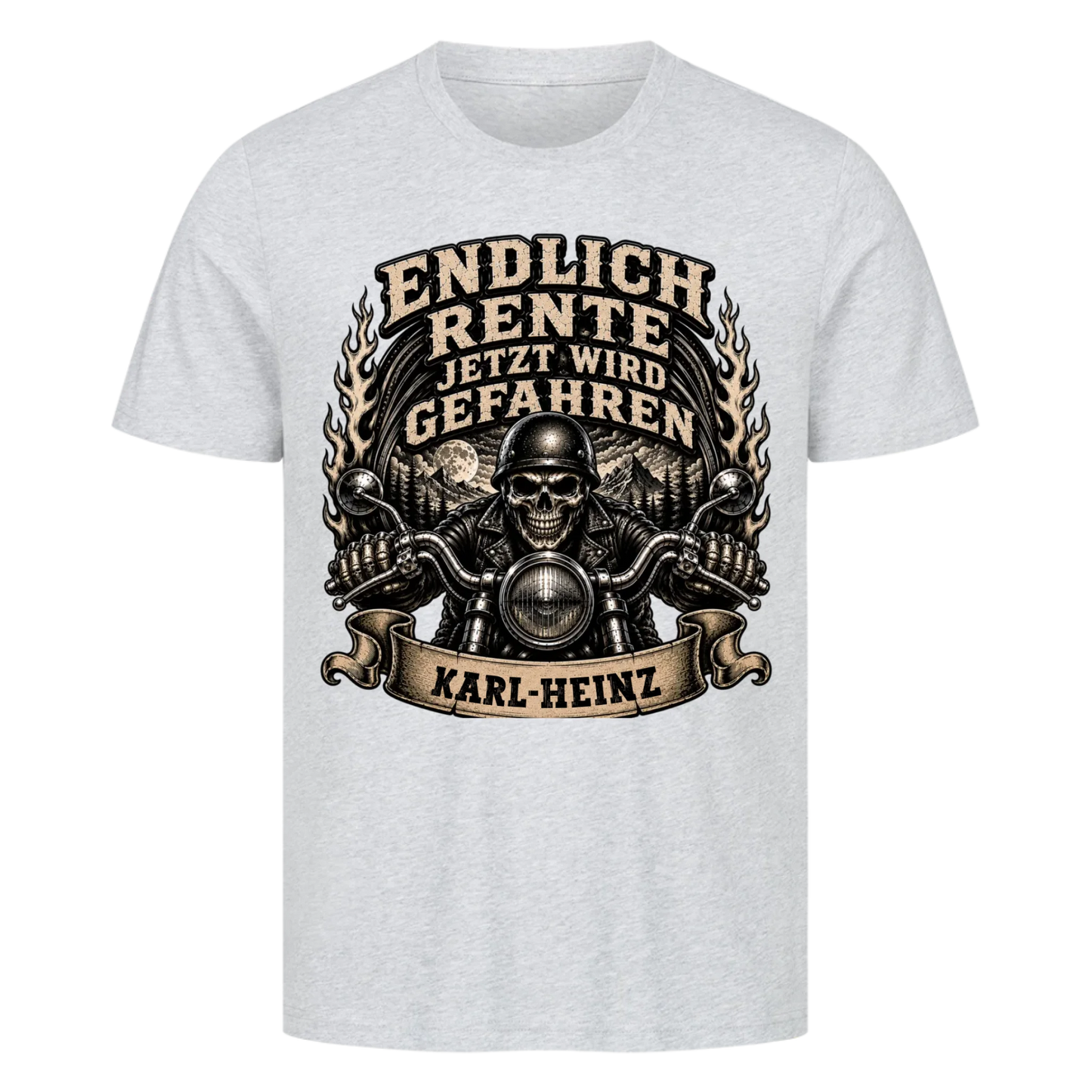 Endlich Rente jetzt wird gefahren Name personalisiert Premium T-Shirt