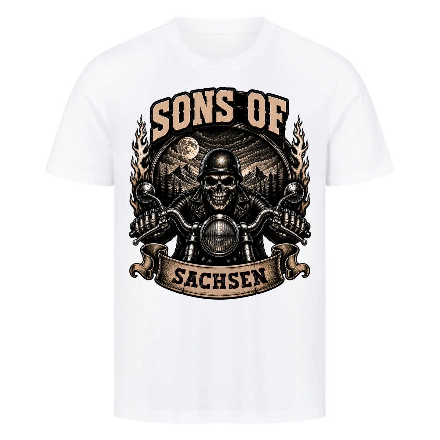 Sons Of skul edition Stadt personalisiert Premium T-Shirt