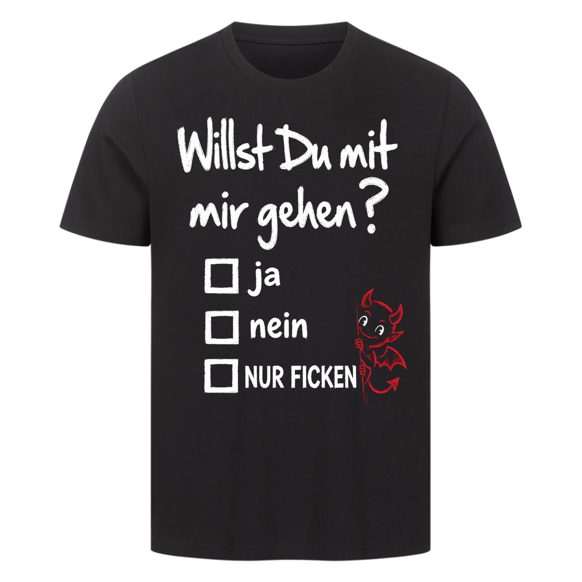 Willst Du mit mir gehen? Premium T-Shirt