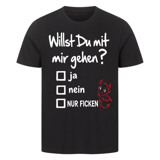 Willst Du mit mir gehen? Premium T-Shirt