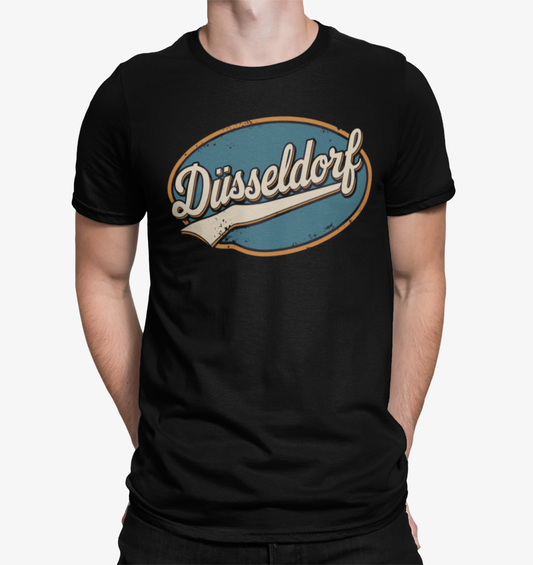 Düsseldorf Retro – Stilvolle Nostalgie trifft modernen Look - Premium Shirt