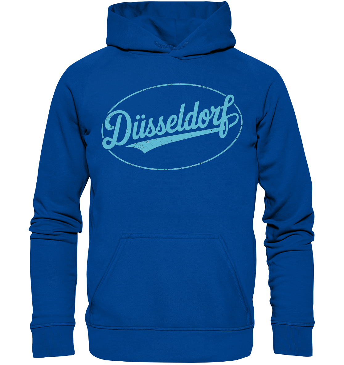 Düsseldorf Logo Retro – Stilvolle Nostalgie trifft modernen Look - Basic Unisex Hoodie