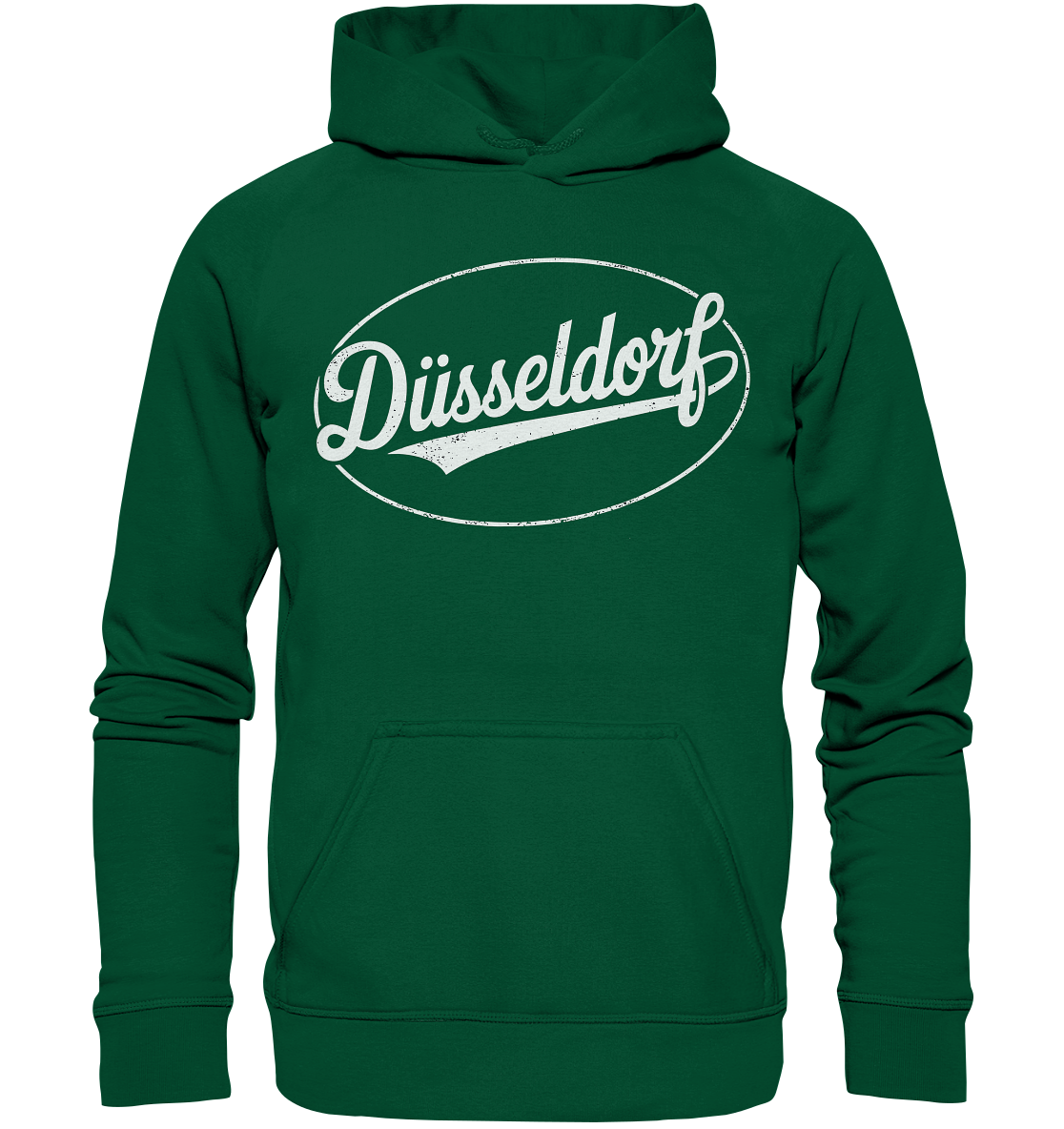 Düsseldorf Logo Retro – Stilvolle Nostalgie trifft modernen Look - Basic Unisex Hoodie
