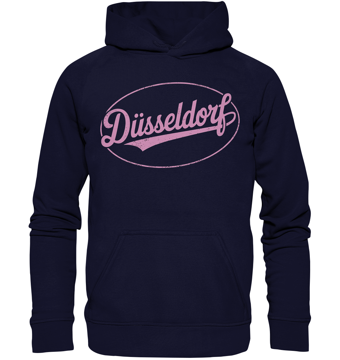 Düsseldorf Logo Retro – Stilvolle Nostalgie trifft modernen Look - Basic Unisex Hoodie